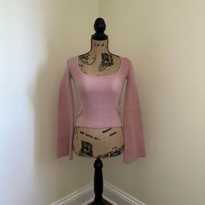 Women’s S, Hollister, Pink Knitted Top